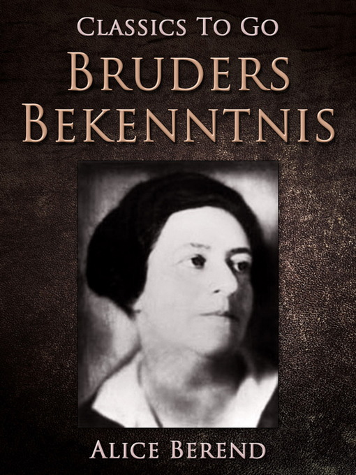 Cover image for Bruders Bekenntnis